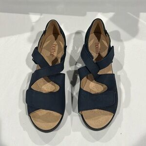 Hotter Riga Sandal. Navy Blue. UK 6.5. US 8.5. NWOT.